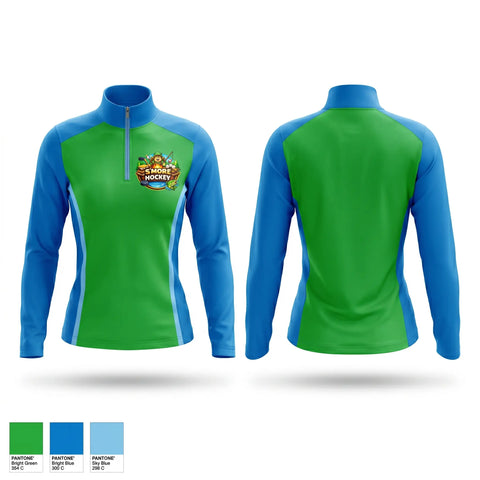 Quarter Zip Jacket, S’More Hockey, Ice Hockey, Teamtime, Team time, sublimation, custom sports apparel, team uniforms, spirit wear, spiritwear, sports uniforms, custom shirts, team store, custom team store, fundraiser sports, apparel fundraiser