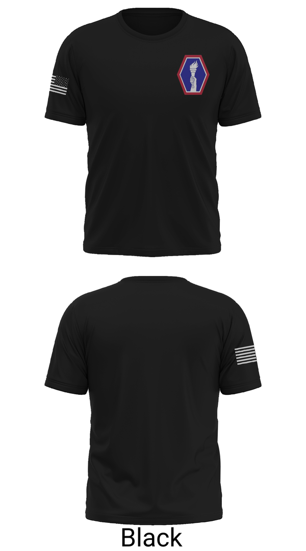 Short Sleeve Performance Shirt, 100 Battalion 442 Infantry, Army, Teamtime, Team time, sublimation, custom sports apparel, team uniforms, spirit wear, spiritwear, sports uniforms, custom shirts, team store, custom team store, fundraiser sports, apparel fundraiser