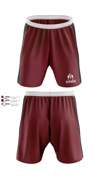 Whittier Crimson Knights 84805386 Athletic Shorts With Pockets - 10
