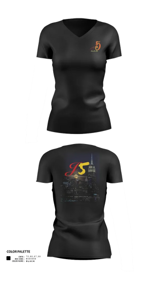 Womens Short Sleeve Vneck Shirt, Jonny Five Film, , Teamtime, Team time, sublimation, custom sports apparel, team uniforms, spirit wear, spiritwear, sports uniforms, custom shirts, team store, custom team store, fundraiser sports, apparel fundraiser