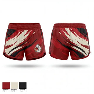 Womens Shorts, Kingston Redskins, Baseball, Teamtime, Team time, sublimation, custom sports apparel, team uniforms, spirit wear, spiritwear, sports uniforms, custom shirts, team store, custom team store, fundraiser sports, apparel fundraiser