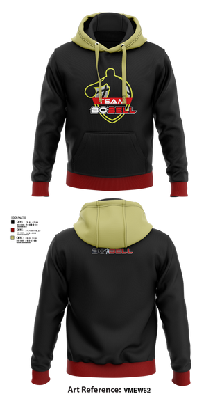 Hoodie, Team Bo Bell, Men's Basketball, Teamtime, Team time, sublimation, custom sports apparel, team uniforms, spirit wear, spiritwear, sports uniforms, custom shirts, team store, custom team store, fundraiser sports, apparel fundraiser