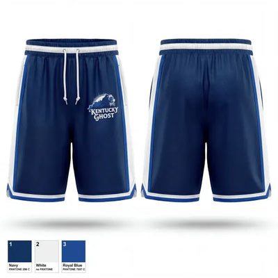 Kentucky Ghost 45373422 Mens Reversible Basketball Shorts - 1