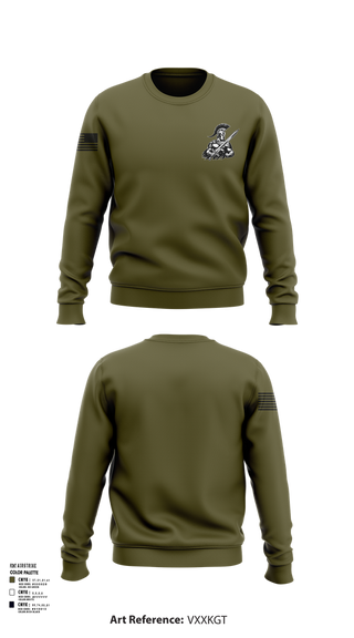 Crew Neck Sweatshirt, University of Tampa Army ROTC, , Teamtime, Team time, sublimation, custom sports apparel, team uniforms, spirit wear, spiritwear, sports uniforms, custom shirts, team store, custom team store, fundraiser sports, apparel fundraiser