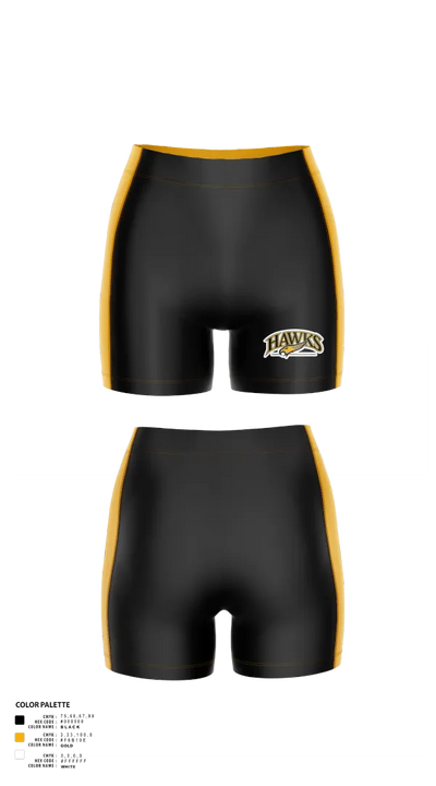 Hazelwood Central Hawks Volleyball 66580807 Women's Compression Shorts - 21