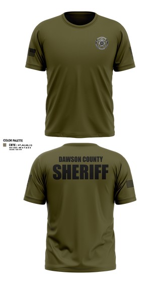 Short Sleeve Performance Shirt, Dawson County Sheriff’s Office, Police, Teamtime, Team time, sublimation, custom sports apparel, team uniforms, spirit wear, spiritwear, sports uniforms, custom shirts, team store, custom team store, fundraiser sports, apparel fundraiser