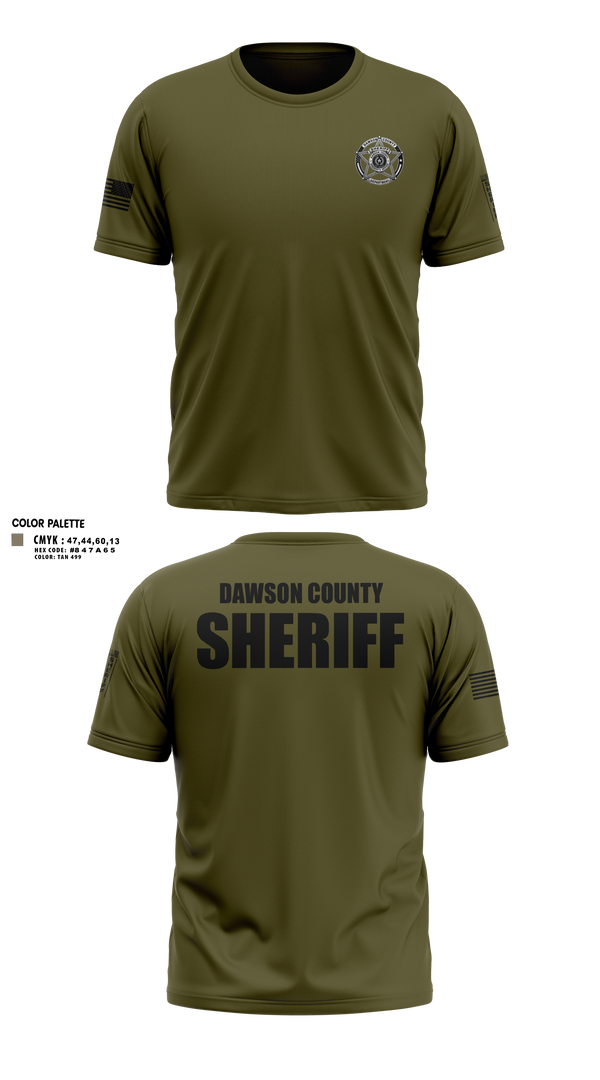 Short Sleeve Performance Shirt, Dawson County Sheriff’s Office, Police, Teamtime, Team time, sublimation, custom sports apparel, team uniforms, spirit wear, spiritwear, sports uniforms, custom shirts, team store, custom team store, fundraiser sports, apparel fundraiser
