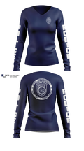 Robstown Police Department Organized Crime Unit Women's Long Sleeve V-neck Shirt - 11