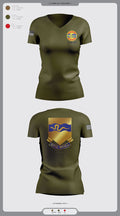 3-116 CAV 96985867 Women's Short Sleeve V-neck Shirt - 2