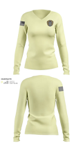 Dark side 53991160 Women's Long Sleeve V-neck Shirt - 102