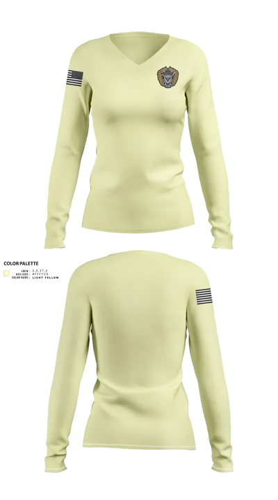Dark side 53991160 Women's Long Sleeve V-neck Shirt - 102