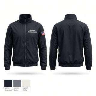 Windbreaker, Cloverport Fire Department, Fire Department, Teamtime, Team time, sublimation, custom sports apparel, team uniforms, spirit wear, spiritwear, sports uniforms, custom shirts, team store, custom team store, fundraiser sports, apparel fundraiser