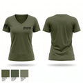 North Missouri Drug Task Force 55536856 Women's Short Sleeve V-neck Shirt - 1