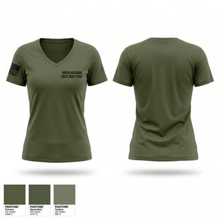 Womens Short Sleeve Vneck Shirt, North Missouri Drug Task Force, Police, Teamtime, Team time, sublimation, custom sports apparel, team uniforms, spirit wear, spiritwear, sports uniforms, custom shirts, team store, custom team store, fundraiser sports, apparel fundraiser