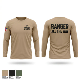 Long Sleeve Performance Shirt, 75th ranger regiment, Army, Teamtime, Team time, sublimation, custom sports apparel, team uniforms, spirit wear, spiritwear, sports uniforms, custom shirts, team store, custom team store, fundraiser sports, apparel fundraiser