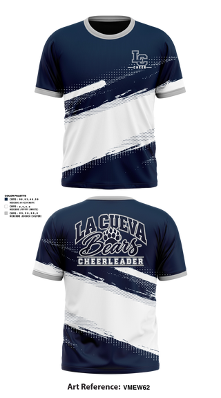 Short Sleeve Performance Shirt, La Cueva Bears, Cheer, Teamtime, Team time, sublimation, custom sports apparel, team uniforms, spirit wear, spiritwear, sports uniforms, custom shirts, team store, custom team store, fundraiser sports, apparel fundraiser
