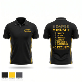 Short Sleeve Performance Polo, Kadena Wrestling, Wrestling, Teamtime, Team time, sublimation, custom sports apparel, team uniforms, spirit wear, spiritwear, sports uniforms, custom shirts, team store, custom team store, fundraiser sports, apparel fundraiser