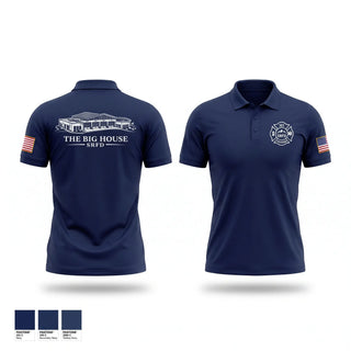 Short Sleeve Performance Polo, Station 151, Fire Department, Teamtime, Team time, sublimation, custom sports apparel, team uniforms, spirit wear, spiritwear, sports uniforms, custom shirts, team store, custom team store, fundraiser sports, apparel fundraiser
