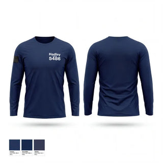 Long Sleeve Performance Shirt, Hadley Local 5486, Fire Department, Teamtime, Team time, sublimation, custom sports apparel, team uniforms, spirit wear, spiritwear, sports uniforms, custom shirts, team store, custom team store, fundraiser sports, apparel fundraiser