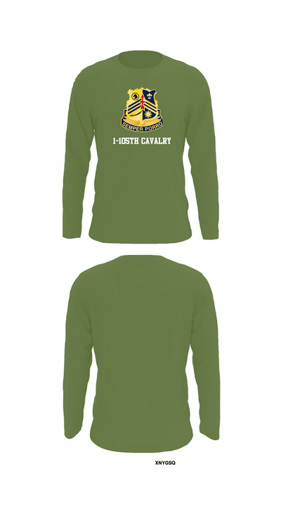 1-105th cavalry 36351622 Long Sleeve Performance Shirt 52
