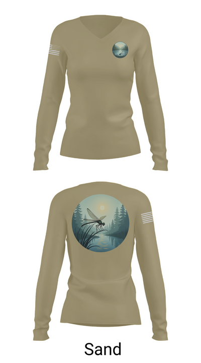 JM Autism association 75571009 Women's Long Sleeve V-neck Shirt - 97