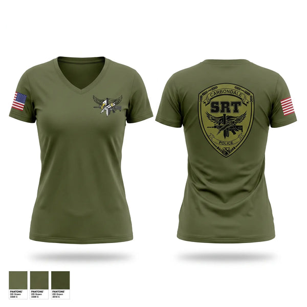 Womens Short Sleeve Vneck Shirt, Special response team, Police, Teamtime, Team time, sublimation, custom sports apparel, team uniforms, spirit wear, spiritwear, sports uniforms, custom shirts, team store, custom team store, fundraiser sports, apparel fundraiser