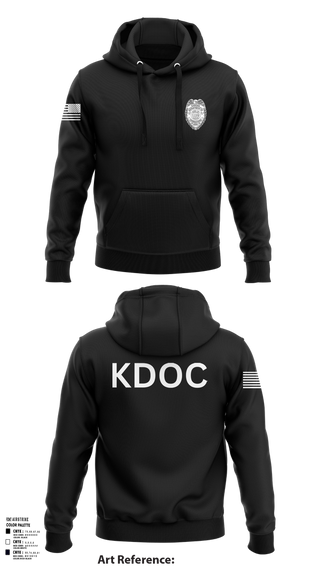 Hoodie, KDOC, Police, Teamtime, Team time, sublimation, custom sports apparel, team uniforms, spirit wear, spiritwear, sports uniforms, custom shirts, team store, custom team store, fundraiser sports, apparel fundraiser