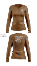 Kilo co. 3rd Btn 9th Marines 1620467 Women's Long Sleeve V-neck Shirt - 21