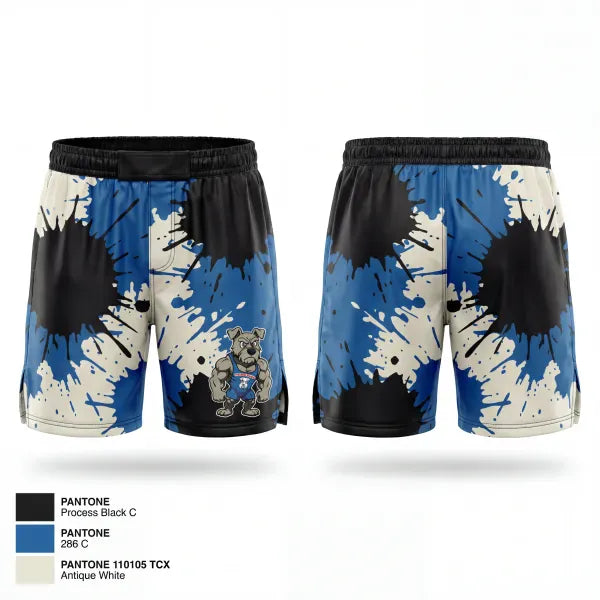 Fight Shorts, The Dog Pound, Wrestling, Teamtime, Team time, sublimation, custom sports apparel, team uniforms, spirit wear, spiritwear, sports uniforms, custom shirts, team store, custom team store, fundraiser sports, apparel fundraiser