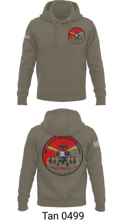 7th Squadron, Sixth Cavalry Regiment 24299123 Hoodie - 78