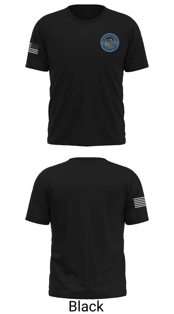 Old School Cotton Feel Shirt, Blue Tide Battalion, , Teamtime, Team time, sublimation, custom sports apparel, team uniforms, spirit wear, spiritwear, sports uniforms, custom shirts, team store, custom team store, fundraiser sports, apparel fundraiser