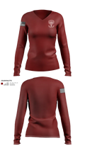 120TH MCAS 53428597 Women's Long Sleeve V-neck Shirt - 102