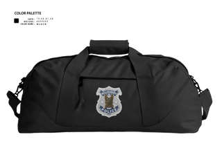 Duffle Bag, Willoughby Police K9 Unit, Police, Teamtime, Team time, sublimation, custom sports apparel, team uniforms, spirit wear, spiritwear, sports uniforms, custom shirts, team store, custom team store, fundraiser sports, apparel fundraiser