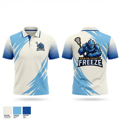 Freeze Lacrosse 27904988 Short Sleeve Performance Polo - 1