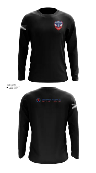 Long Sleeve Performance Shirt, Entrust Medical Services Express, EMS/EMT, Teamtime, Team time, sublimation, custom sports apparel, team uniforms, spirit wear, spiritwear, sports uniforms, custom shirts, team store, custom team store, fundraiser sports, apparel fundraiser