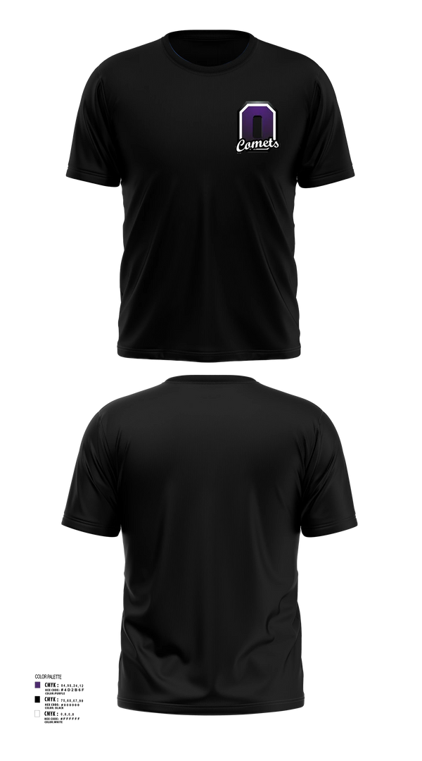 Short Sleeve Performance Shirt, Oakwood Comets, , Teamtime, Team time, sublimation, custom sports apparel, team uniforms, spirit wear, spiritwear, sports uniforms, custom shirts, team store, custom team store, fundraiser sports, apparel fundraiser