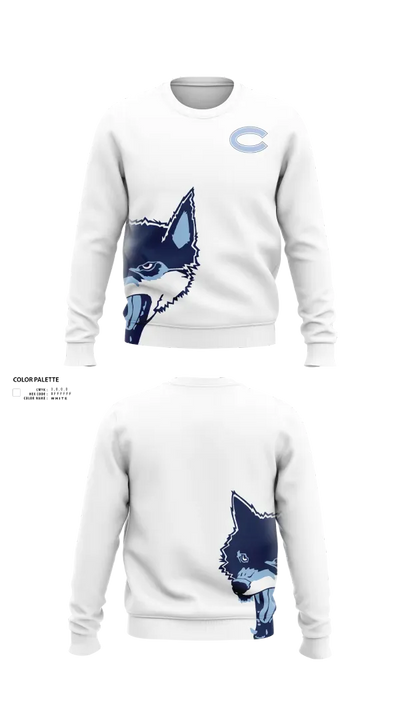 Clarksburg High School 73944874 Crew Neck Sweatshirt - 22