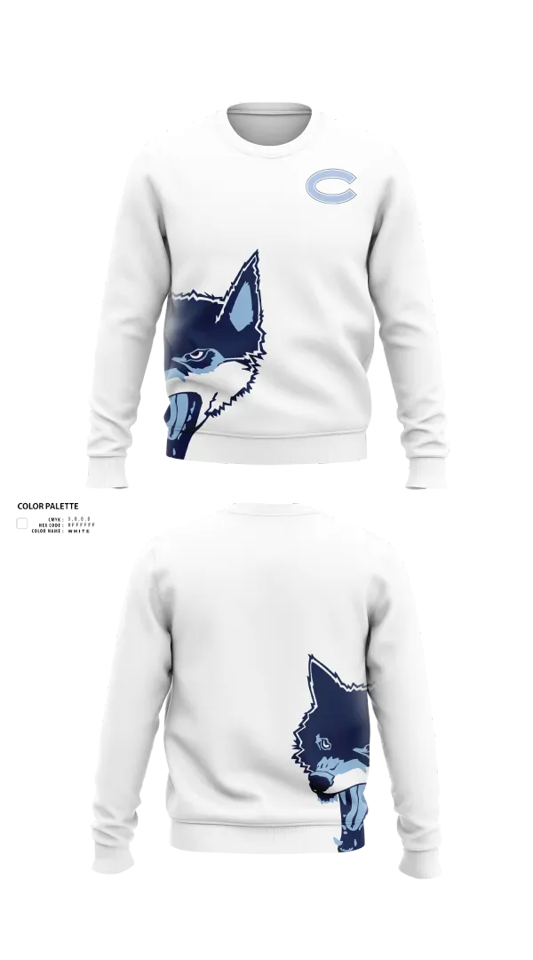 Crew Neck Sweatshirt, Clarksburg High School, , Teamtime, Team time, sublimation, custom sports apparel, team uniforms, spirit wear, spiritwear, sports uniforms, custom shirts, team store, custom team store, fundraiser sports, apparel fundraiser