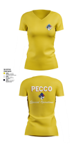 PECCO 69010364 Women's Short Sleeve V-neck Shirt - 5