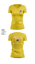 PECCO 69010364 Women's Short Sleeve V-neck Shirt - 5