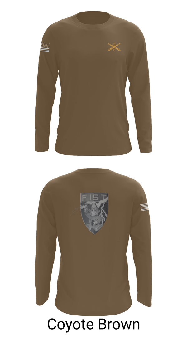 Long Sleeve Performance Shirt, HHB 113th FA / FIST, , Teamtime, Team time, sublimation, custom sports apparel, team uniforms, spirit wear, spiritwear, sports uniforms, custom shirts, team store, custom team store, fundraiser sports, apparel fundraiser