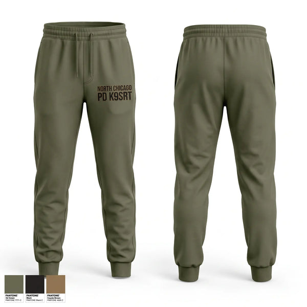 Sweatpants, North Chicago PD K9/SRT, Police, Teamtime, Team time, sublimation, custom sports apparel, team uniforms, spirit wear, spiritwear, sports uniforms, custom shirts, team store, custom team store, fundraiser sports, apparel fundraiser