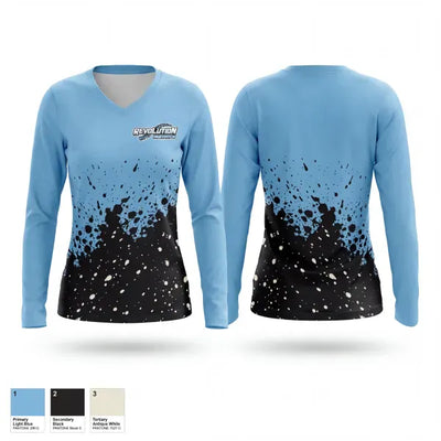 Northampton Revolution 90181132 Women's Long Sleeve V-neck Shirt - 1
