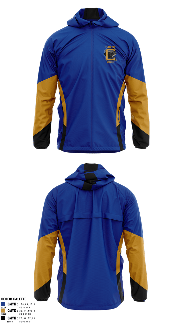 Windbreaker, Panthers, Men's Soccer, Teamtime, Team time, sublimation, custom sports apparel, team uniforms, spirit wear, spiritwear, sports uniforms, custom shirts, team store, custom team store, fundraiser sports, apparel fundraiser