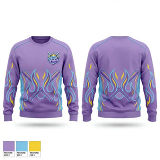 Crew Neck Sweatshirt, Firecrackers and Bunt Girls, Softball, Teamtime, Team time, sublimation, custom sports apparel, team uniforms, spirit wear, spiritwear, sports uniforms, custom shirts, team store, custom team store, fundraiser sports, apparel fundraiser