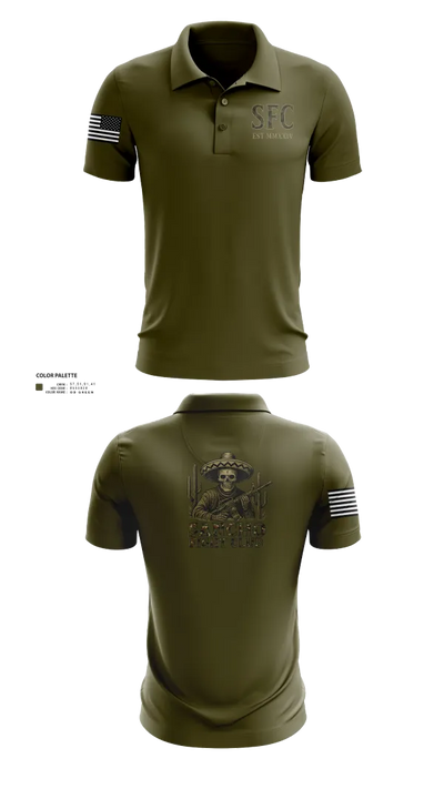 Sancho Fight Club 22906489 Short Sleeve Performance Polo - 23