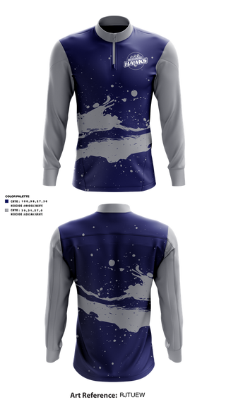 Quarter Zip Jacket, Hawks, , Teamtime, Team time, sublimation, custom sports apparel, team uniforms, spirit wear, spiritwear, sports uniforms, custom shirts, team store, custom team store, fundraiser sports, apparel fundraiser