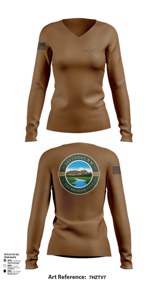 Womens Long Sleeve Vneck Shirt, Las Vegas, , Teamtime, Team time, sublimation, custom sports apparel, team uniforms, spirit wear, spiritwear, sports uniforms, custom shirts, team store, custom team store, fundraiser sports, apparel fundraiser