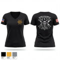 Hancock county sheriff C.E.R.T team 55665410 Women's Short Sleeve V-neck Shirt - 1