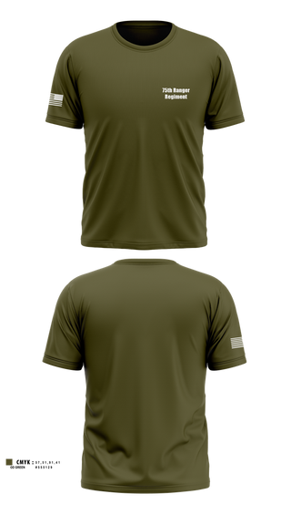 Old School Cotton Feel Shirt, 75th Ranger Regiment, , Teamtime, Team time, sublimation, custom sports apparel, team uniforms, spirit wear, spiritwear, sports uniforms, custom shirts, team store, custom team store, fundraiser sports, apparel fundraiser